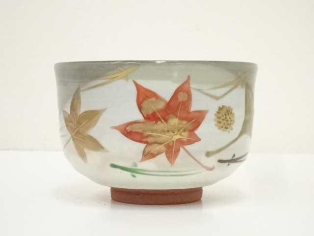 道具 ] - 道具 京焼 龍谷窯 宮川香雪造 乾山色絵吹寄茶碗（共箱